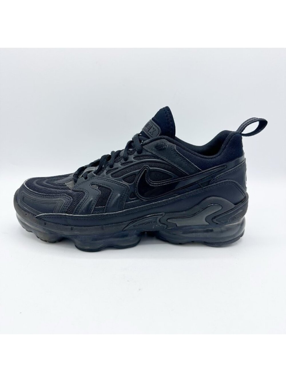 Nike Mens Air Vapormax Evo CT2868-003 Triple Black Running Shoes Sneakers Sz 8.5
